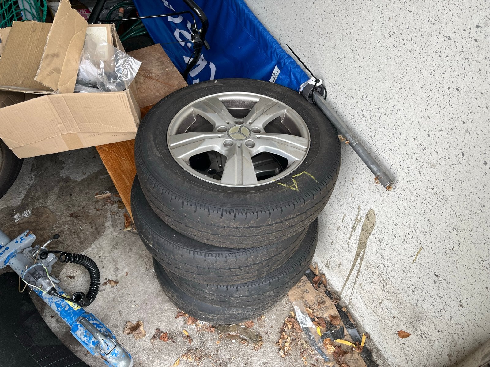 Mercedes Vito W639 17 inch lichtmetalen velgen, Auto-onderdelen, Velg(en), 17 inch, Ophalen of Verzenden, Bestelwagen