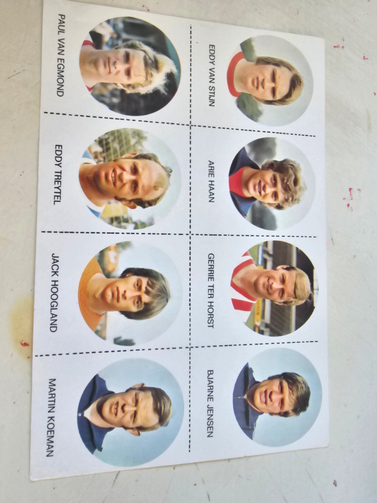 1-0 voetbalplaatjes # 2 plakalbum, Verzamelen, Ophalen of Verzenden, Zo goed als nieuw, Buitenlandse clubs, Poster, Plaatje of Sticker