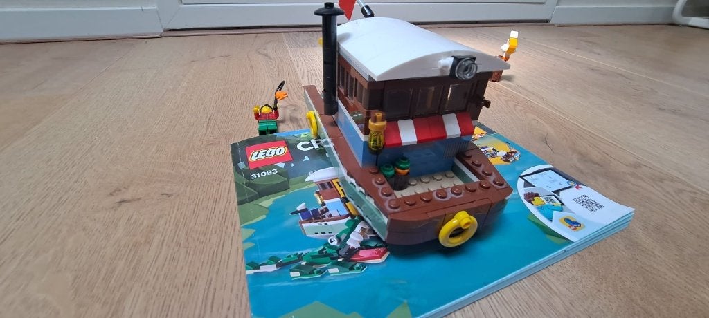 Lego 31093 -Woonboot aan de rivier, Lego, Nieuw, Ophalen of Verzenden, Creator