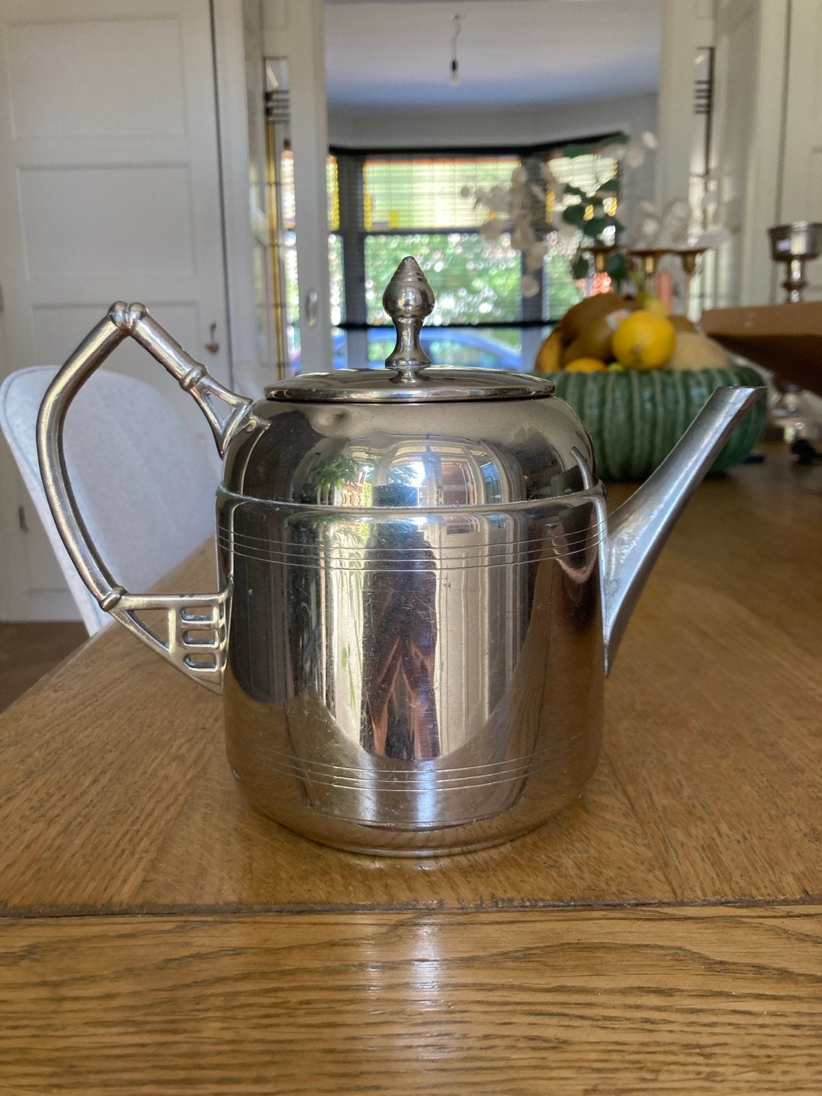 Art deco theepot Daalderop Tiel, lekt helaas, Ophalen