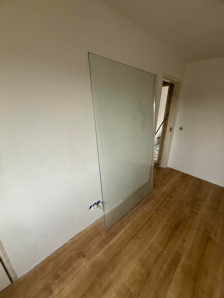 Inloopdouche glas, glaswand, Huis en Inrichting, 100 tot 150 cm, 75 cm of meer, Overige typen, Ophalen of Verzenden
