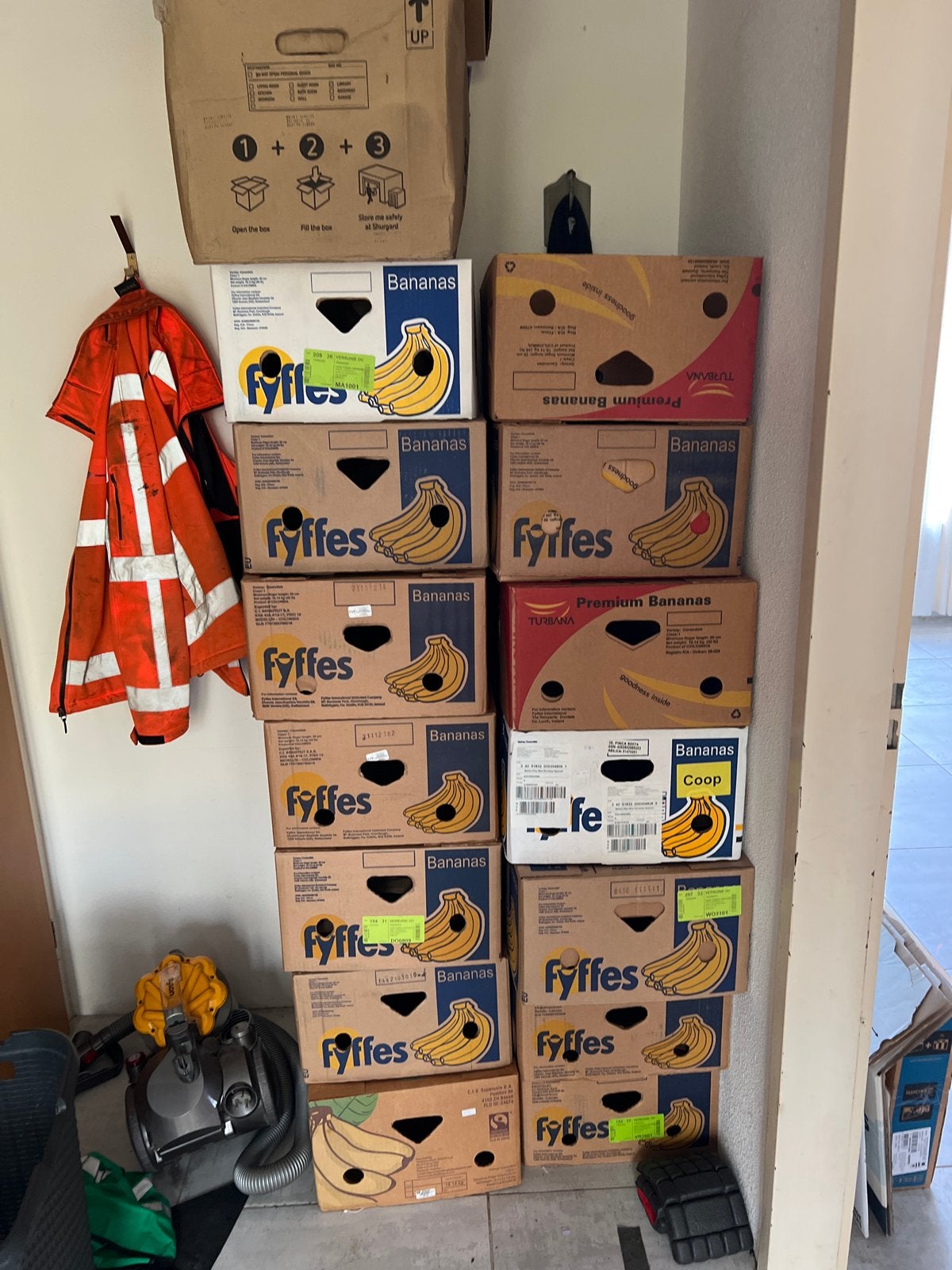 Stevige bananendozen - snel afhalen harderwijk, Doe-het-zelf en Verbouw, Ophalen, 40 tot 60 cm, 50 tot 75 cm, 35 tot 50 cm