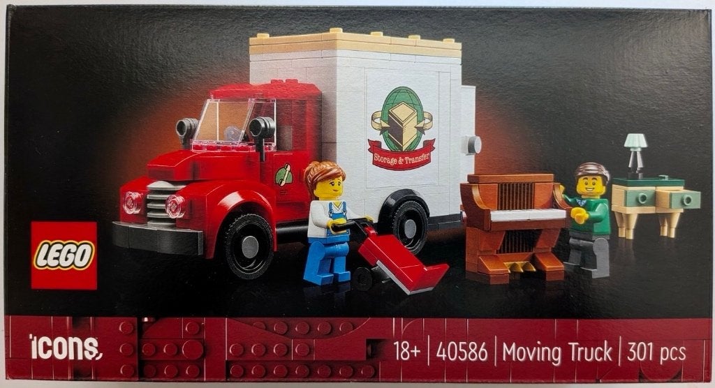Lego Icons 40586 Moving Truck uit 2023 - Nieuw!, Lego, Nieuw, Ophalen of Verzenden, Icons