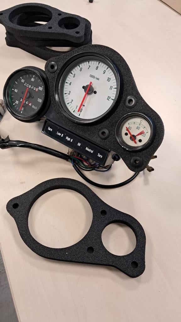 Aprilia rs50 rs125 dashfoam, tellerschuim, teller, Fietsen en Brommers, Overige merken, Nieuw, Ophalen of Verzenden, AHR-Engineering