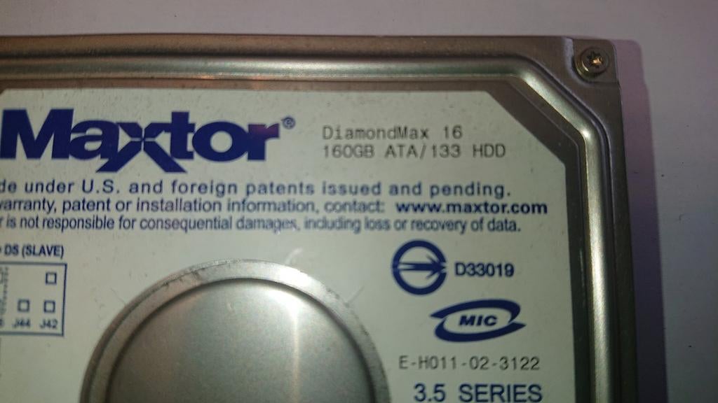 Maxtor 160 Gb ide harddisk, Maxtor, Intern, HDD, Ophalen of Verzenden