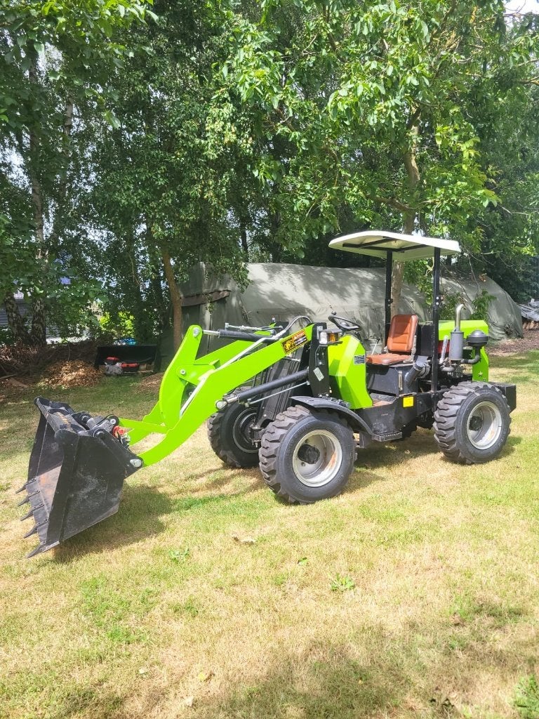 Wiellader / Shovel 25 PK diesel – Inclusief grondbak + Palle, Zakelijke goederen, Agrarisch | Werktuigen, Ophalen, Transport