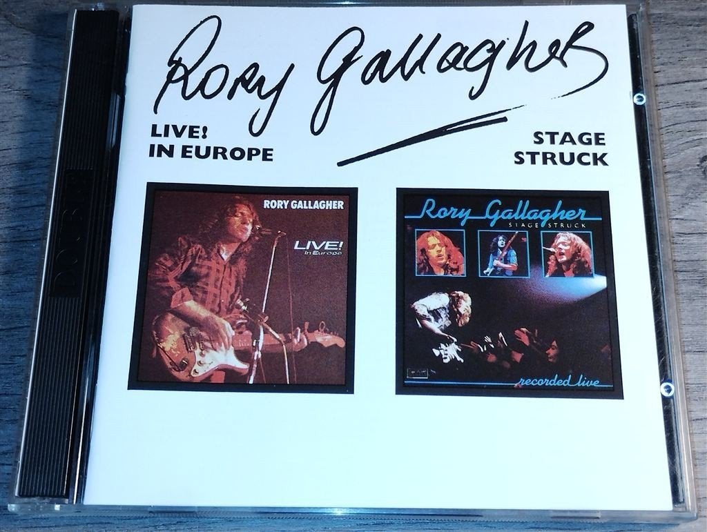Rory Gallagher ‎- Live! In Europe / Stage Struck, Ophalen of Verzenden, Zo goed als nieuw, Jazz