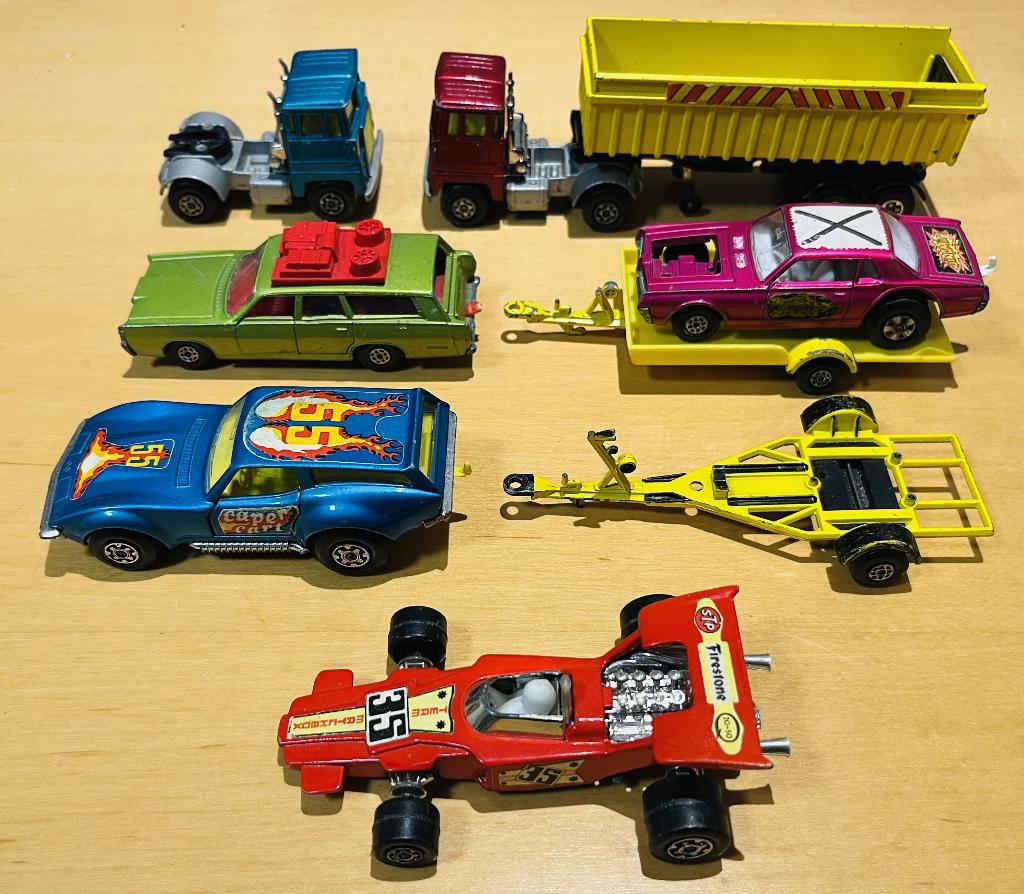 Matchbox Speed Kings K-18 K-21 K-23 K-35 K-55, Hobby en Vrije tijd, Modelauto's | 1:43, Ophalen of Verzenden, Gebruikt, Auto, Matchbox