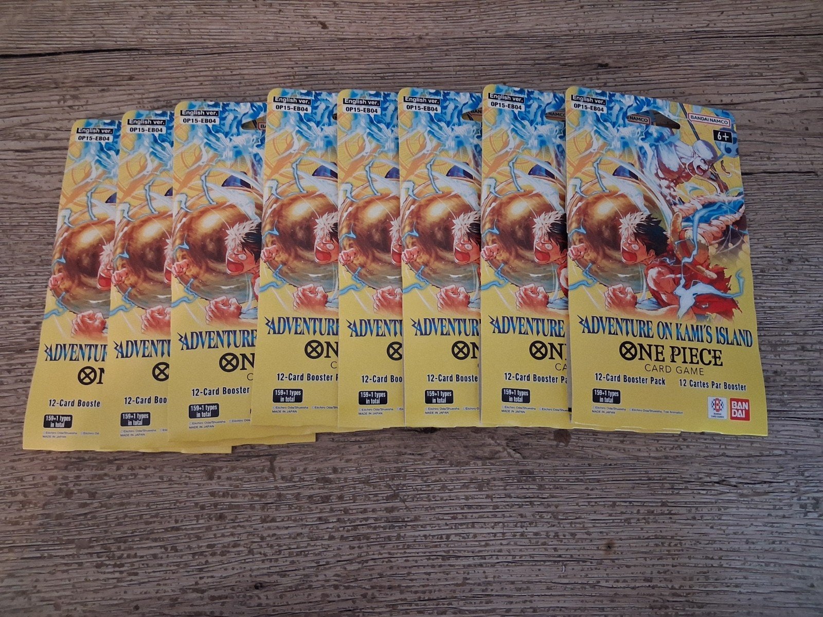 One piece, Ophalen, Nieuw, Booster