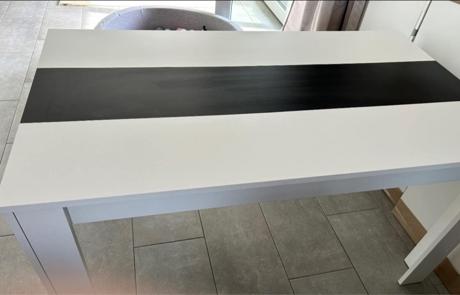 Eettafel 140x80 cm - Modern design, Huis en Inrichting, Ophalen, Gebruikt, 100 tot 150 cm, 50 tot 100 cm