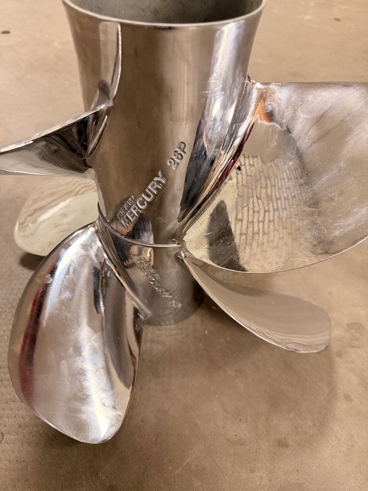 Mercruiser Bravo 3 duo prop set P26, Ophalen of Verzenden, Gebruikt, Motor en Techniek, Motorboot