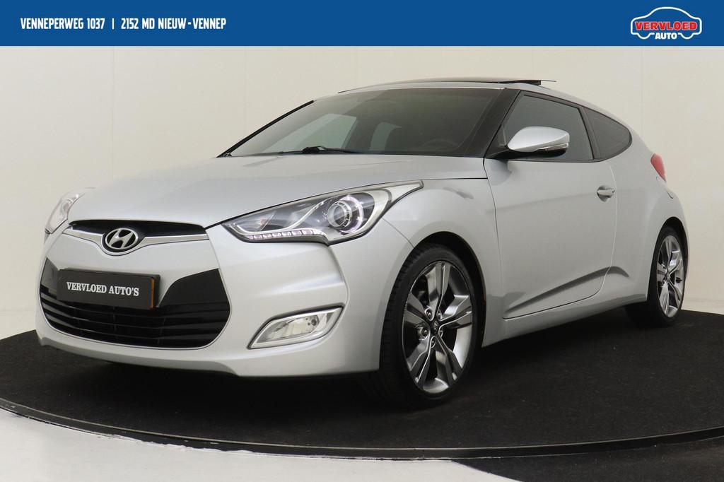 Hyundai Veloster 1.6 GDI/140PK I-CATCHER -PANO.DAK|CRUISE|LE, Auto's, Hyundai, Bedrijf, Te koop, Veloster, ABS, Achteruitrijcamera