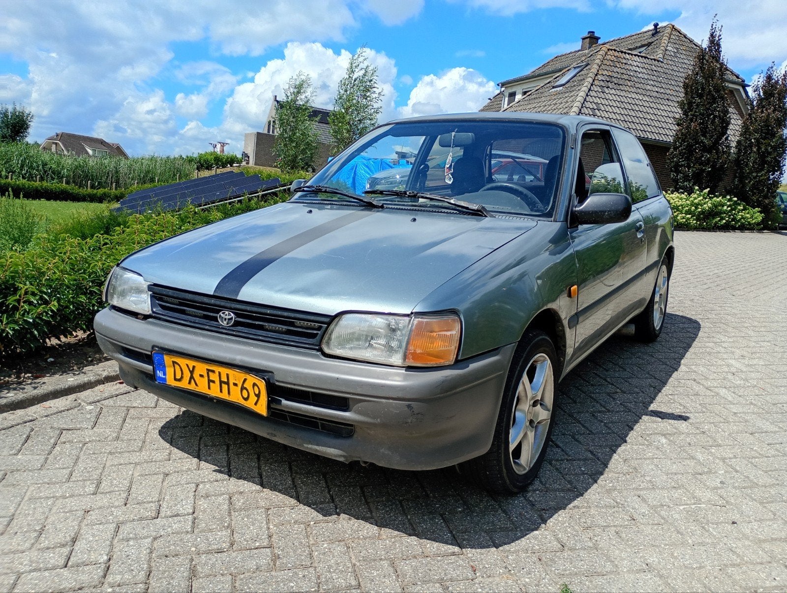 Toyota Starlet 1.3 XLI U9 1992 Grijs, 4 cilinders, Origineel Nederlands, Handgeschakeld, Particulier