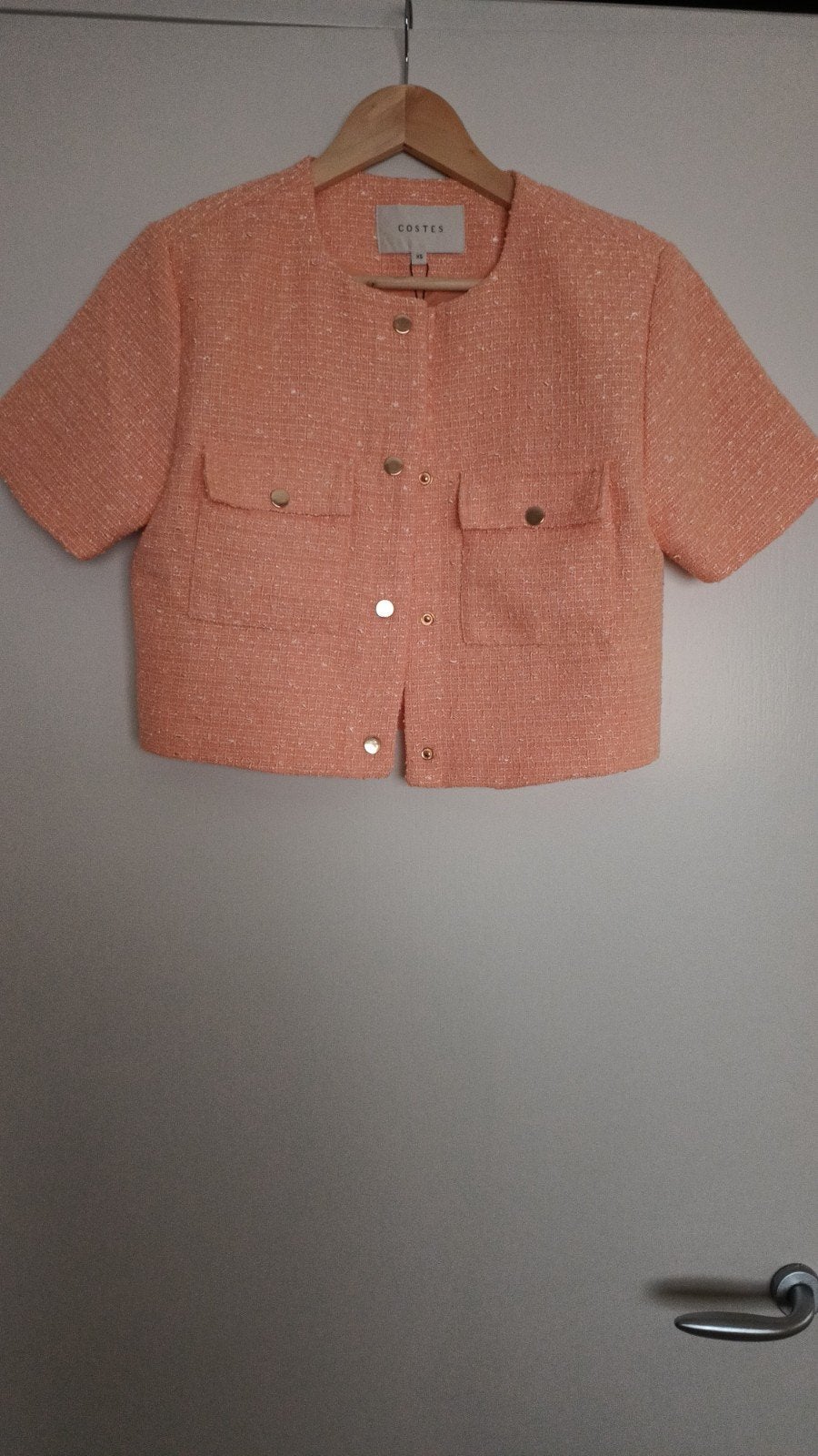 Costes Bouclé Jasje - Nieuw met kaartjes, Maat XS, Nieuw, Oranje, Ophalen of Verzenden, Costes