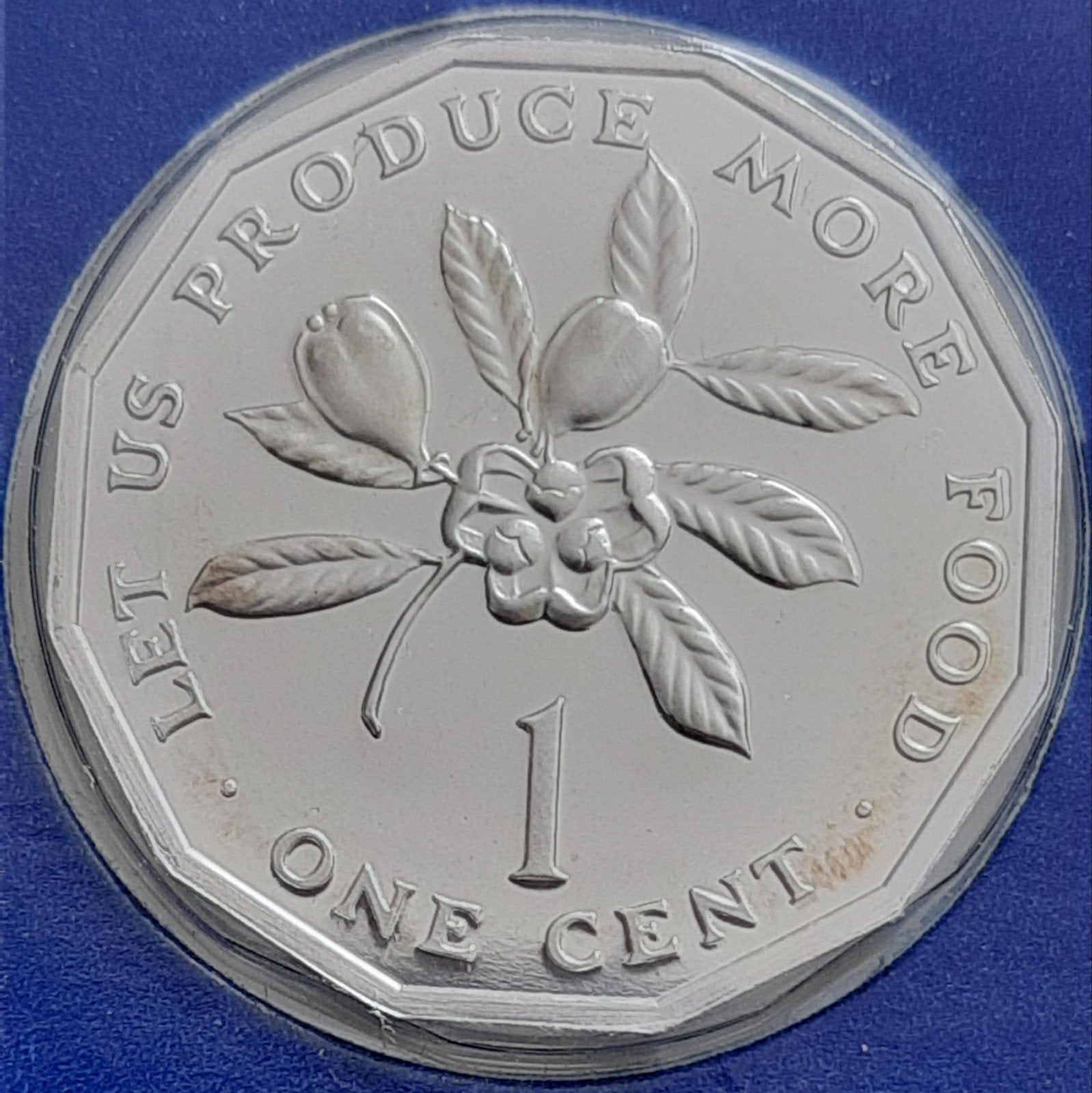Jamaica 1 cent 1977 Proof (FM) Oplage: 10.000., Ophalen of Verzenden, Midden-Amerika, Losse munt