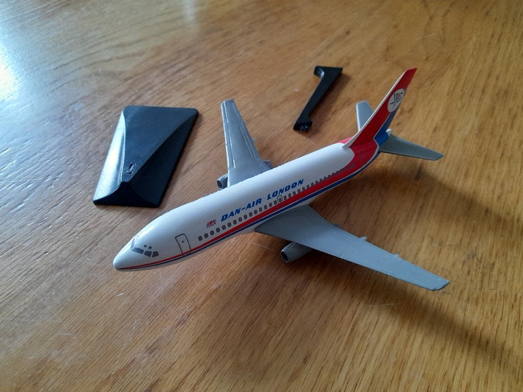 Dan-Air London Boeing 737, Hobby en Vrije tijd, Modelbouw | Vliegtuigen en Helikopters, Gebruikt, Vliegtuig, 1:200 of kleiner