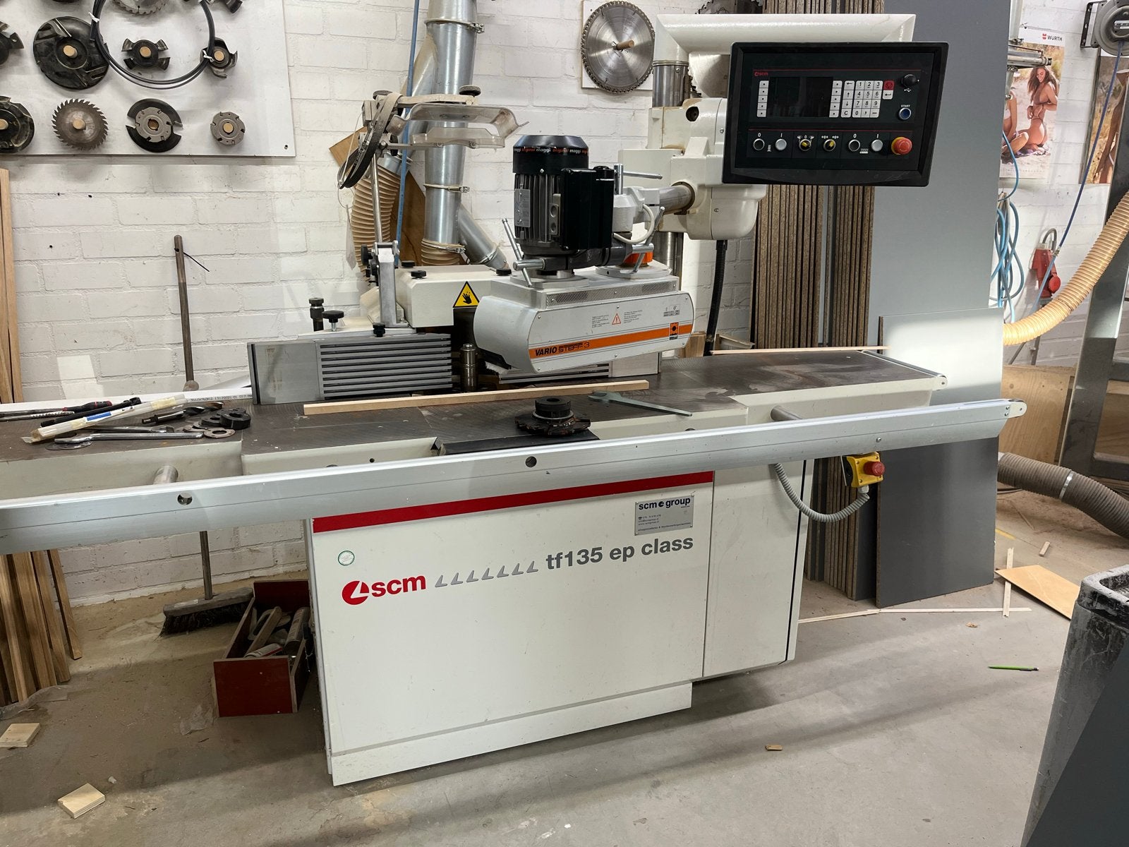 SCM TF 135 EP Class Freesmachine - 2011 Model, Ophalen of Verzenden, Gebruikt, Elektrisch, Overige soorten