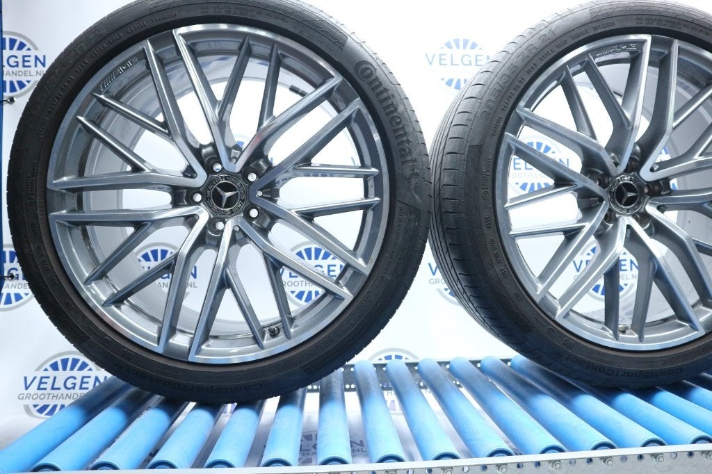 21 inch Mercedes GLC AMG velgen zomerset a2534015700, Gebruikt, 255 mm, Banden en Velgen, Nvt