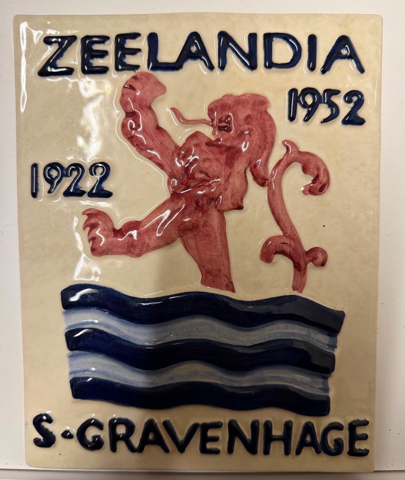 Tegel Zeelandia 1922-1952 S-Gravenhage, Ophalen