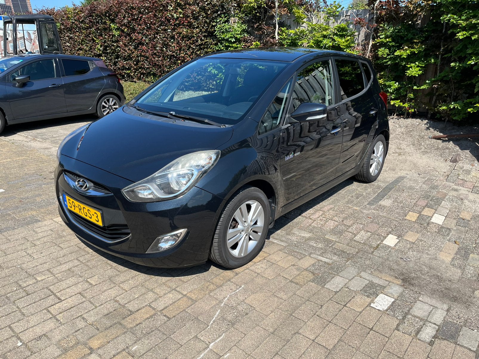 Hyundai iX20 1.6 Cvvt 2011 Zwart 125PK, Auto's, Voorwielaandrijving, Euro 5, 4 cilinders, Origineel Nederlands