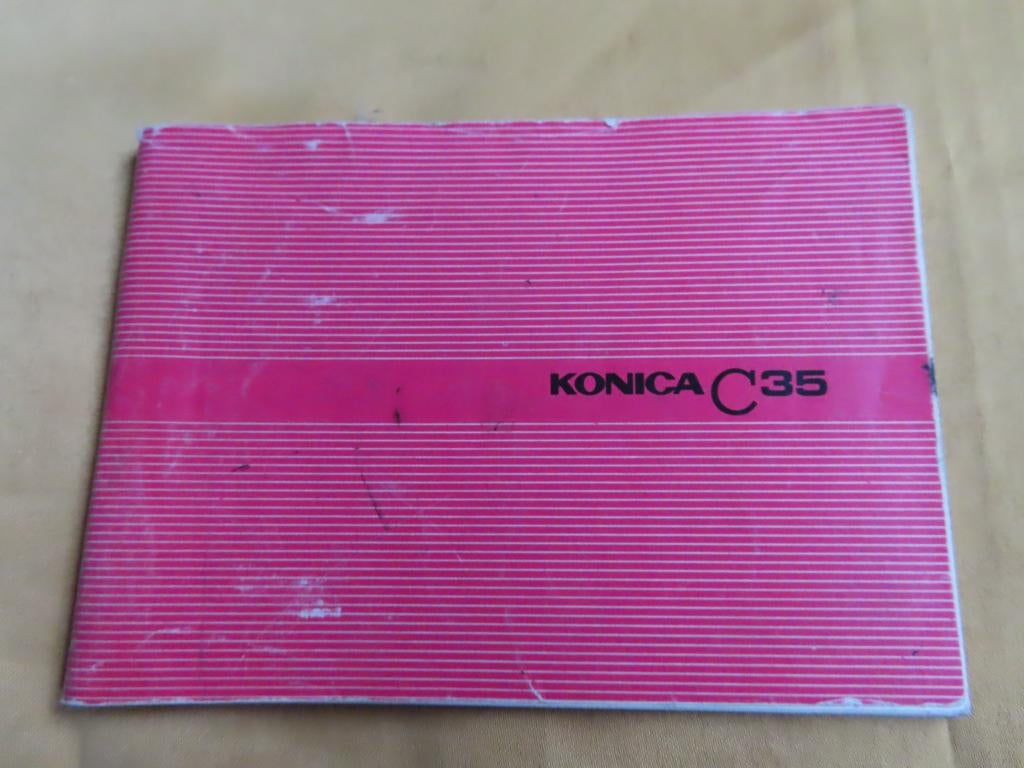 Konica 35 camera gebruiksaanwijzing, Ophalen of Verzenden, Zo goed als nieuw, Compact, Konica