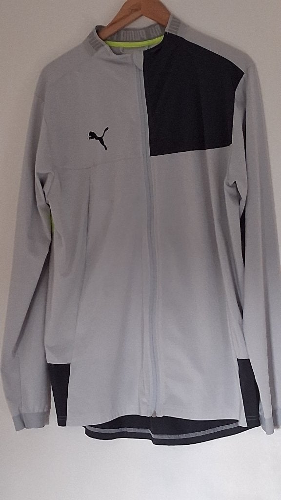 Puma ftblNXT sportjack heren - Maat L - trainingsjack, Ophalen of Verzenden, Zo goed als nieuw, Grijs, Algemeen