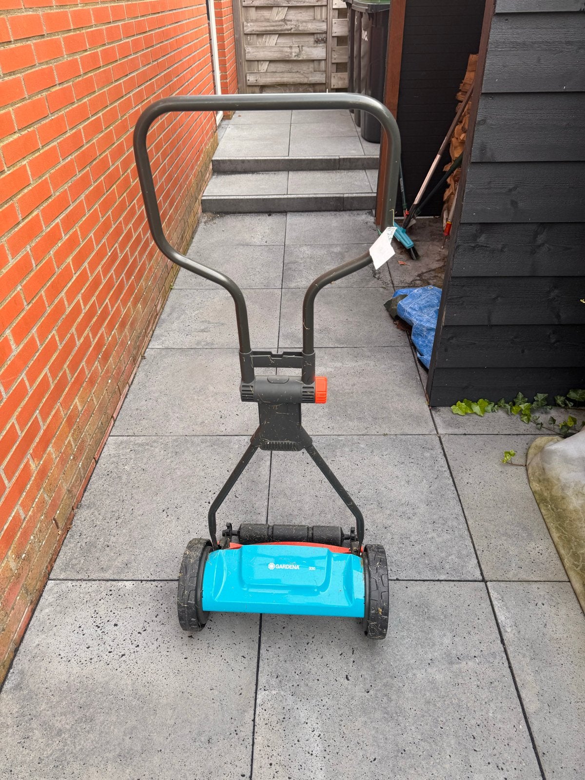 Gardena handgrasmaaier - Zo goed als nieuw, Tuin en Terras, Ophalen, Handgrasmaaier, Zo goed als nieuw, 30 t/m 39 cm
