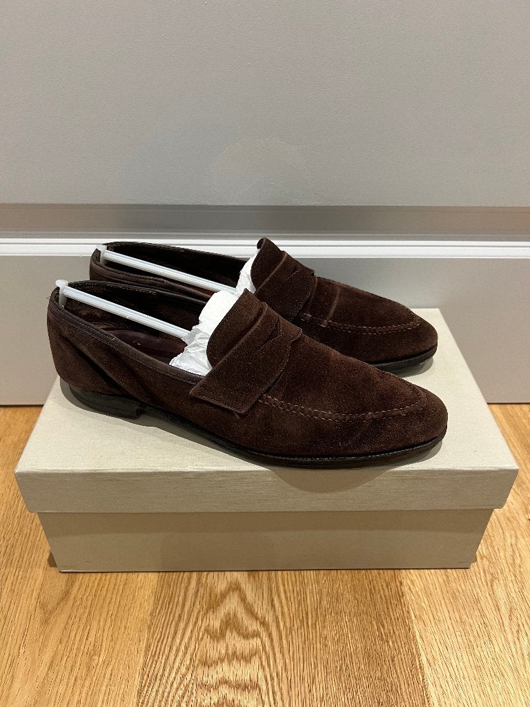 Crockett & Jones Penny Loafers | 40 / UK 5 | (392), Loafers, Bruin, Verzenden, Gedragen