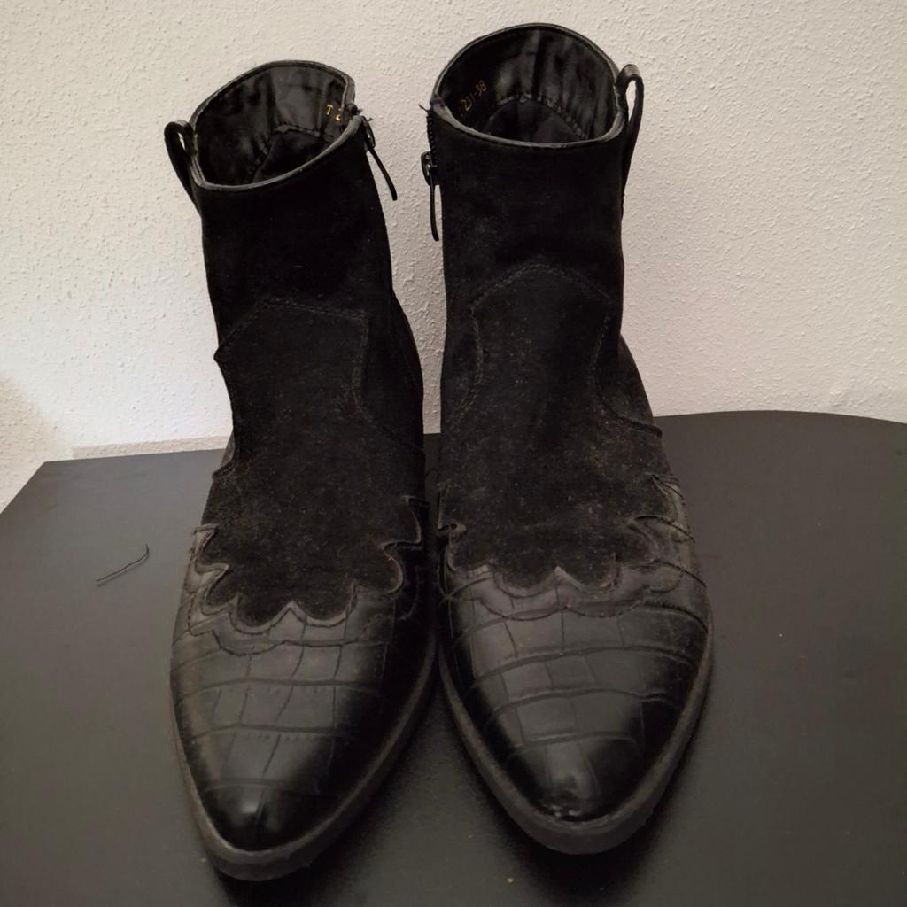 Enkellaarsje, Kleding | Dames, Schoenen, Ophalen of Verzenden, Zo goed als nieuw, Zwart