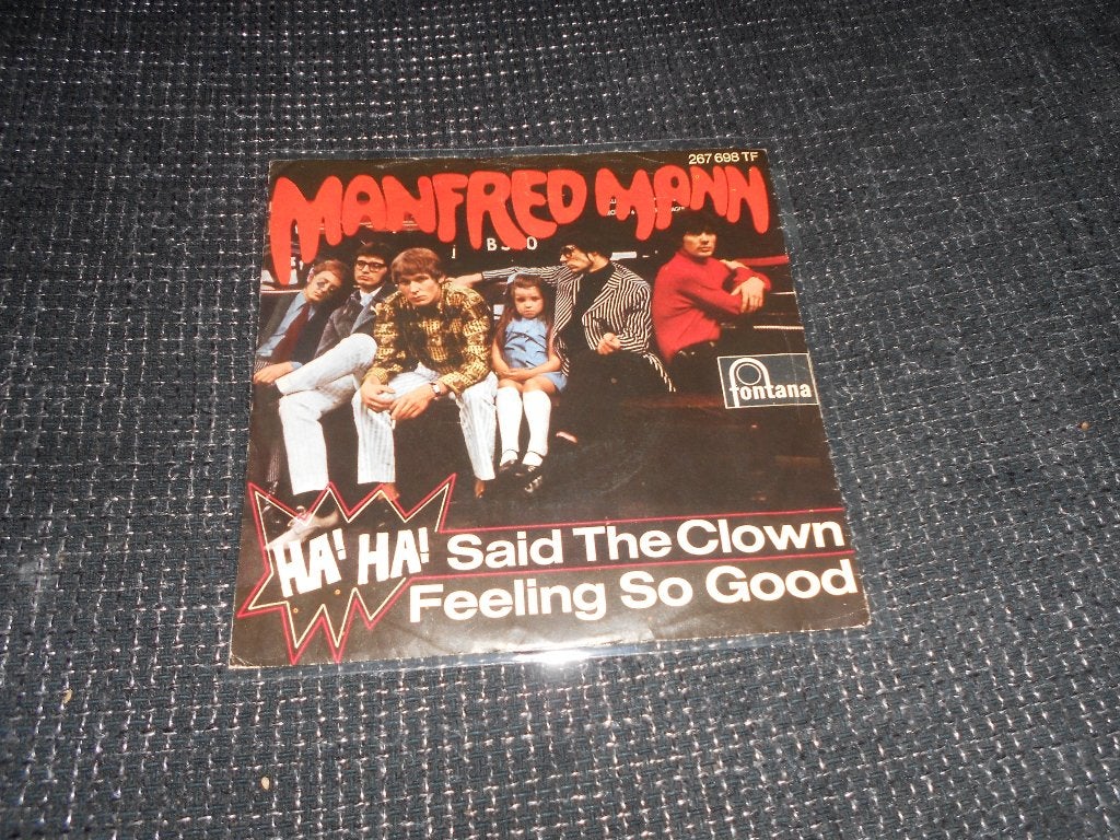 ha ! ha! sad the clown - manfred mann, Cd's en Dvd's, Gebruikt, 7 inch, Ophalen of Verzenden, Pop