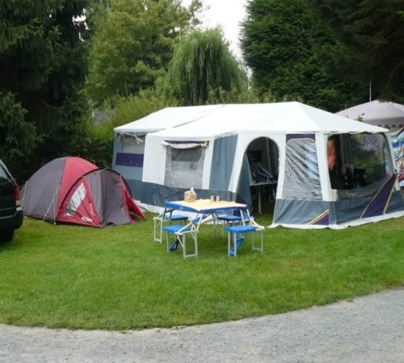Jamet Jametic Outdoor Vouwwagen - Compleet met voortent, Caravans en Kamperen, Ophalen, Aanwezig, Jamet, Grijs