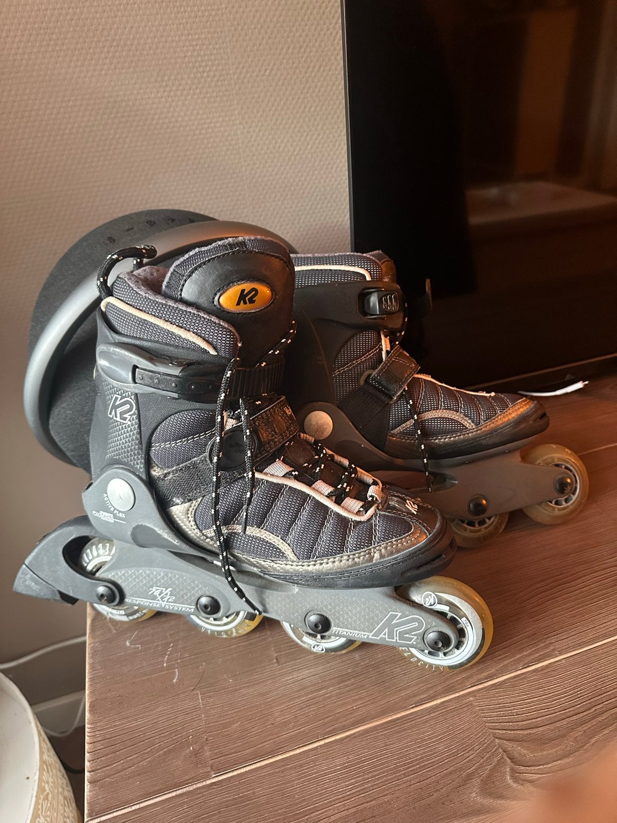K2 Velocity Titanium Inline Skates - Maat 37, K2, Gebruikt, Ophalen of Verzenden, Inline skates 4 wielen