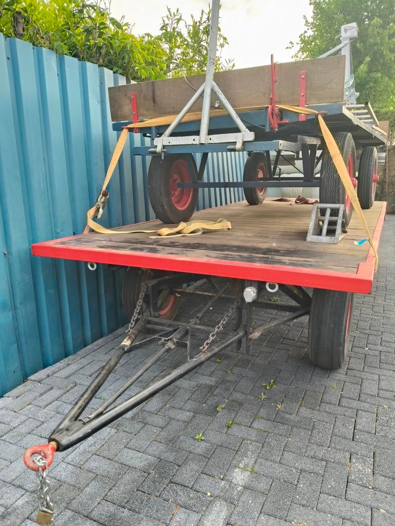 Robuuste platte wagens - Ideaal voor transport, Ophalen of Verzenden, Gebruikt