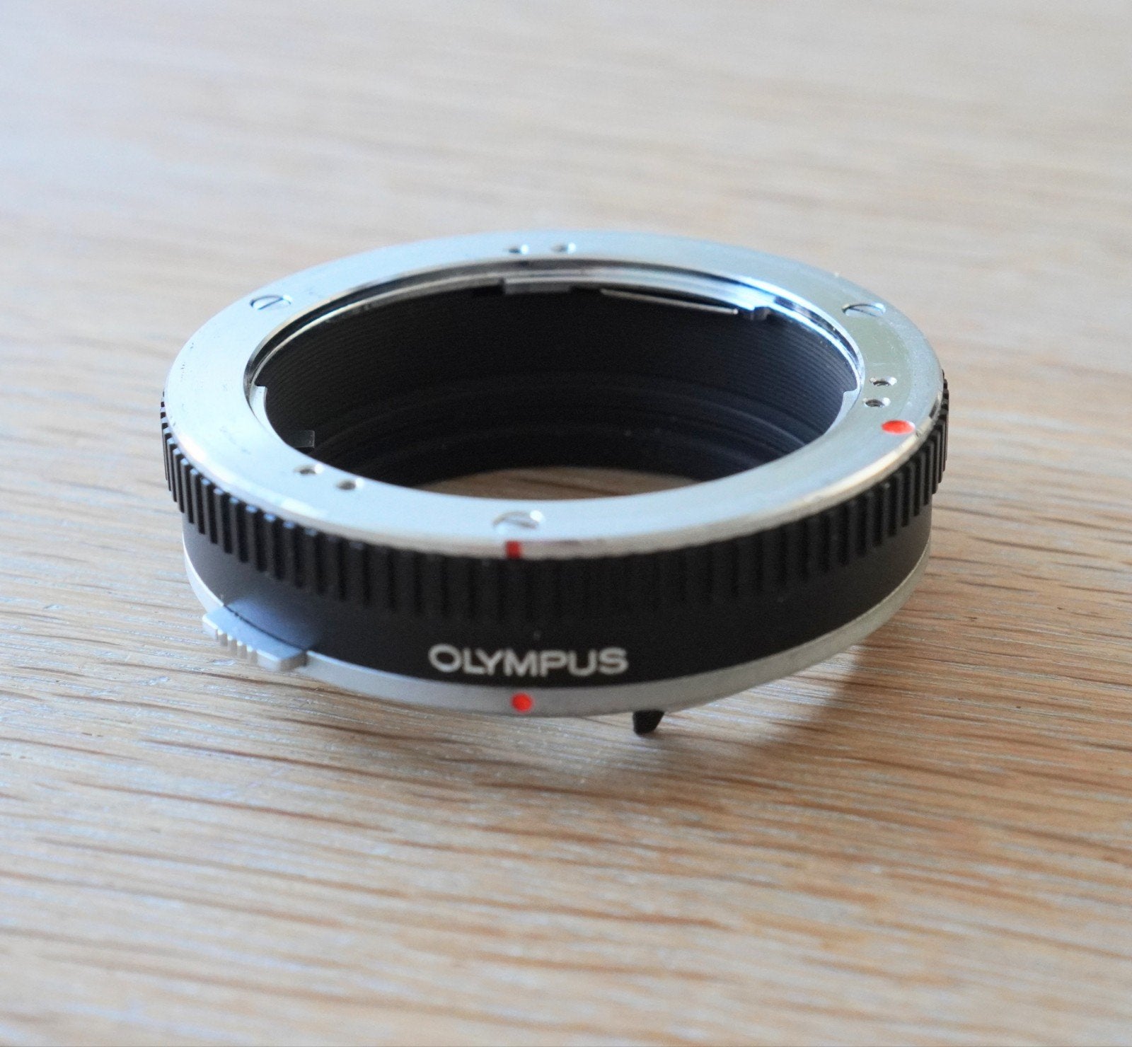 Olympus OM Vatting Tussenring 14mm Macro Extension Tube, Gebruikt, Macrofunctie, Olympus, Ophalen of Verzenden