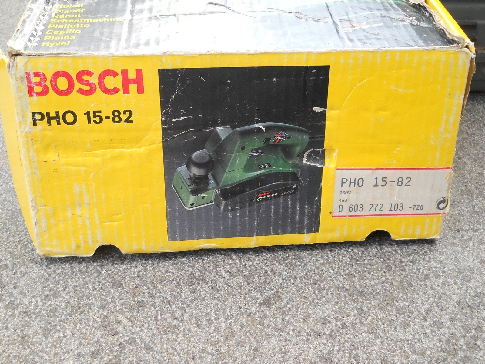 Bosch PHO 15-82 elektrische schaafmachine, Doe-het-zelf en Verbouw, Ophalen of Verzenden, Gebruikt, Overige typen, Bosch