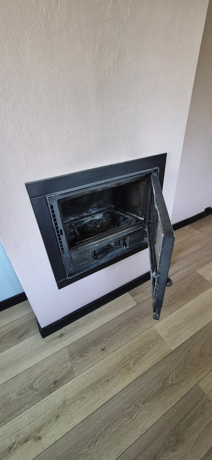 Flam inbouwhaard - Gebruikt, Huis en Inrichting, Ophalen, Gebruikt, Inbouwhaard, Houthaard