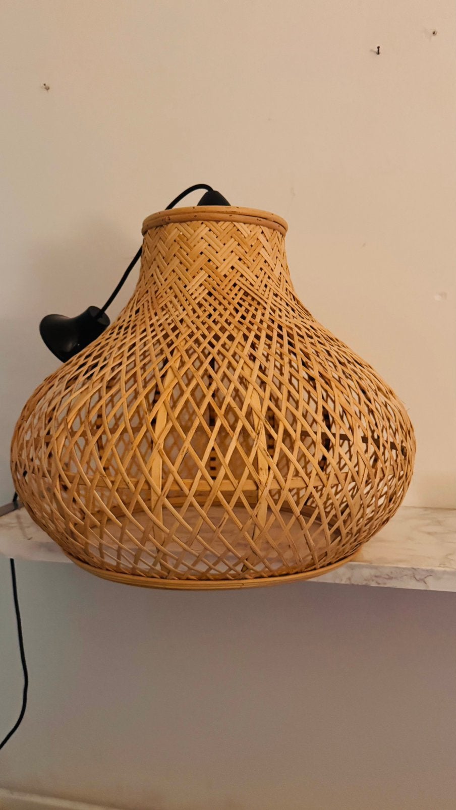 Nieuwe lampenkap nooit gehangen, Huis en Inrichting, Lampen | Lampenkappen, Ophalen, Zo goed als nieuw, Rond, Minder dan 25 cm