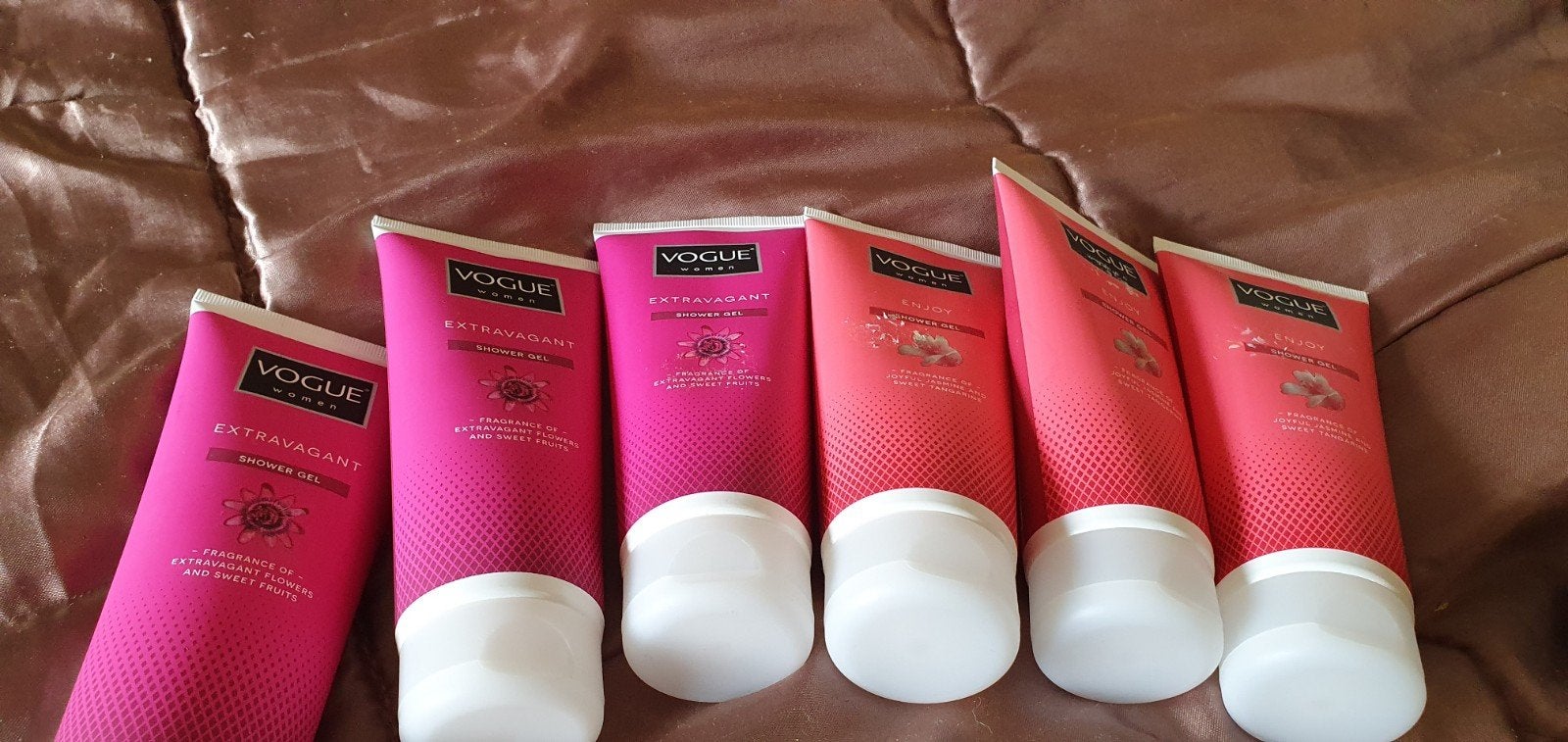 6x Vogue Shower Gel - Extravagant & Enjoy, Verzenden, Nieuw, Bad & Douche