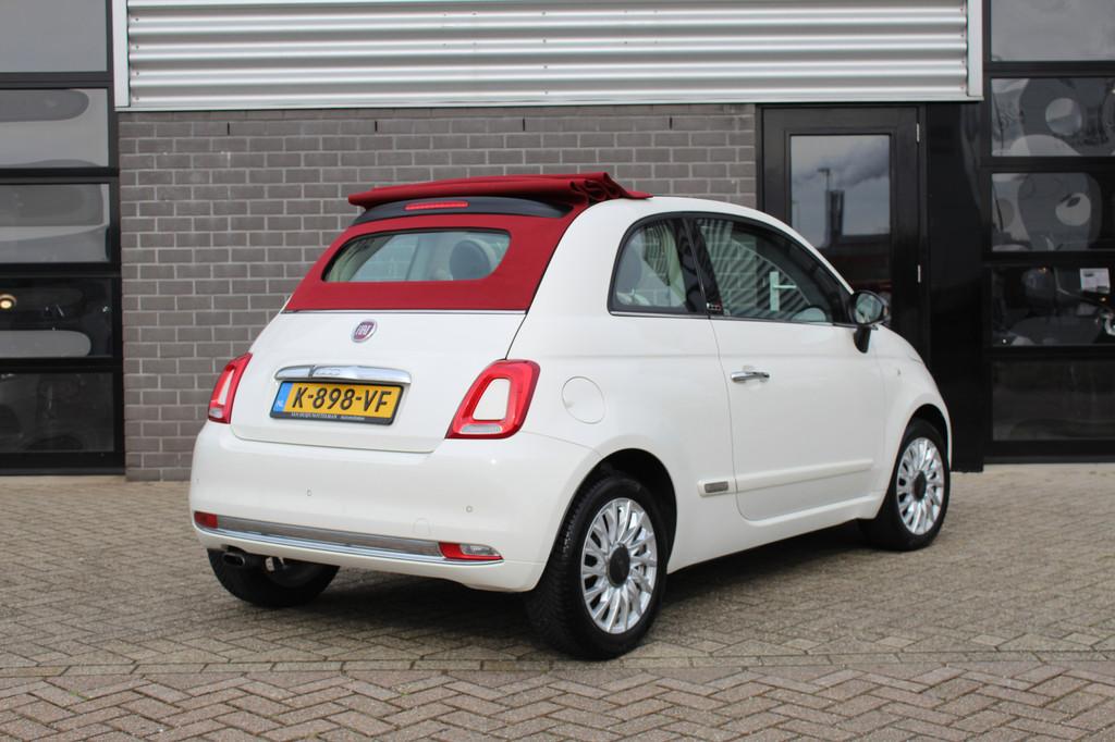 Fiat 500C 0.9 TwinAir Lounge / Navigatie / PDC / 15" LMV, Gebruikt, Wit, Bedrijf, Handgeschakeld