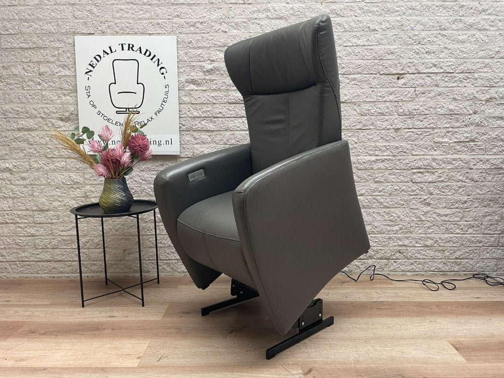 Prominent Sorisso sta op stoel relax fauteuil opstastoel, N, N, Minder dan 75 cm, Leer