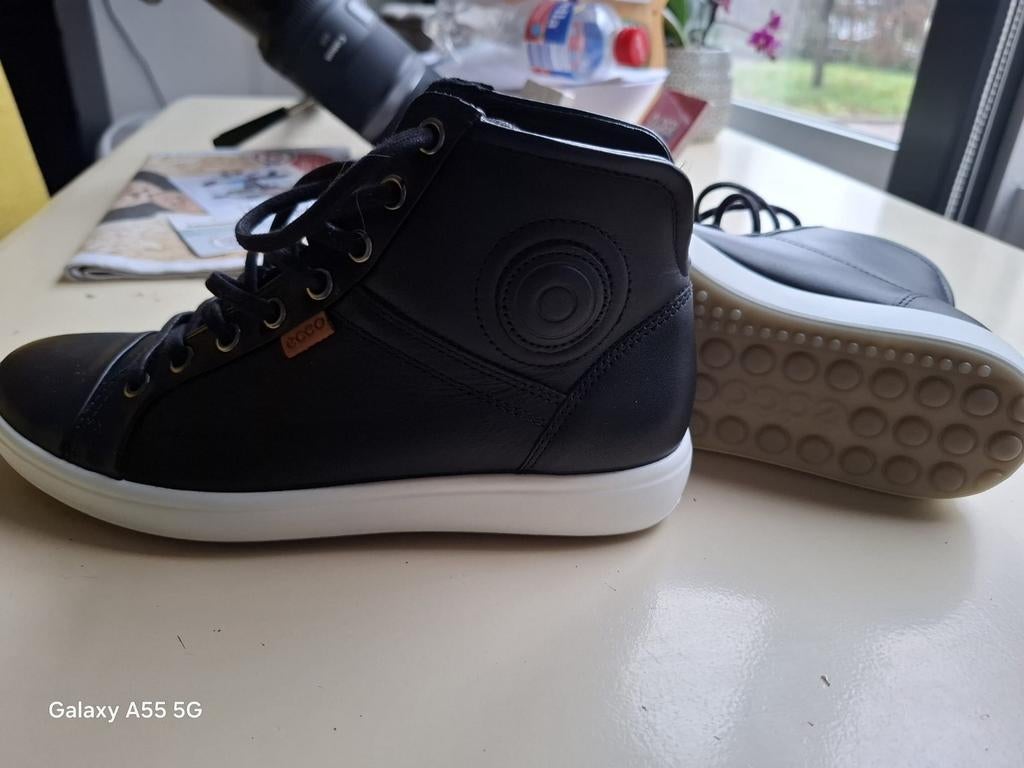 NIEUW Ecco Soft 7 hoge sneakers, Kleding | Dames, Schoenen, Ecco, Zwart, Nieuw, Ophalen of Verzenden