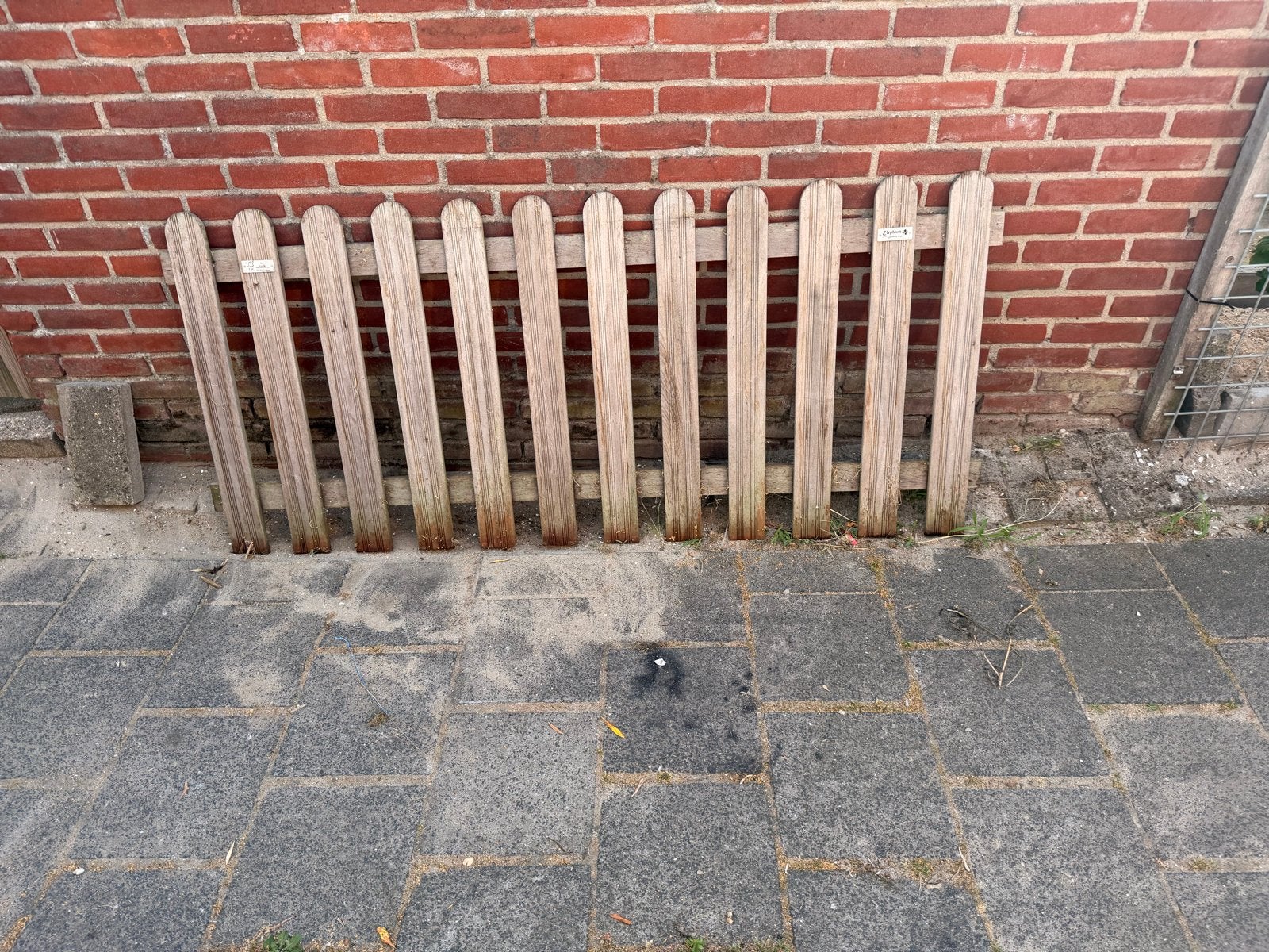 3x Houten tuinhekje - Elephant kwaliteit, Tuin en Terras, Ophalen, Gebruikt, Hout, Tuinhek