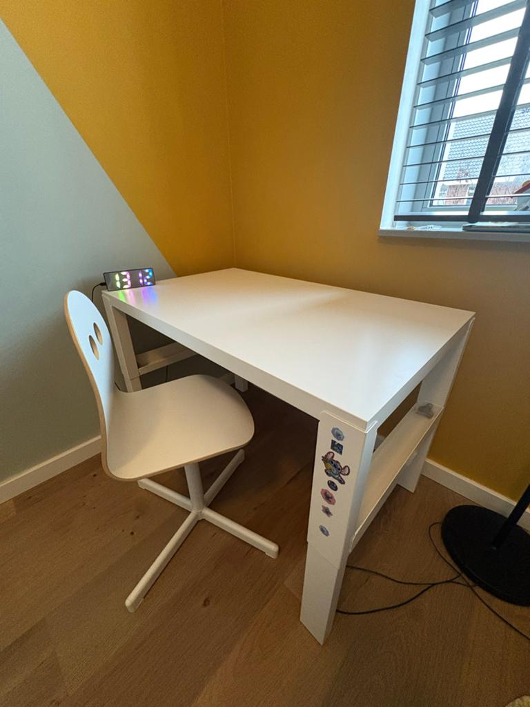 Kinderbureau IKEA PAHL- 96x58, Ophalen, Zo goed als nieuw, Tafel(s)