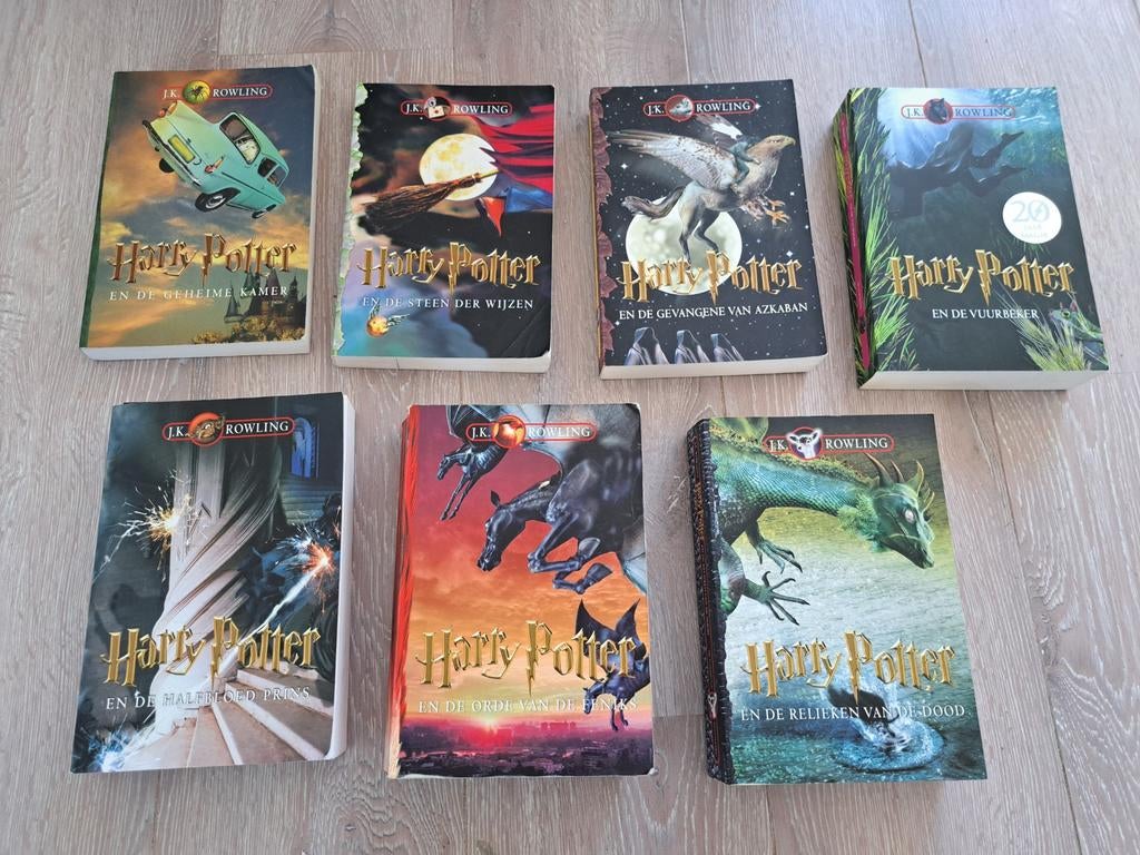 Complete set Harry Potter boeken, Ophalen, Gelezen
