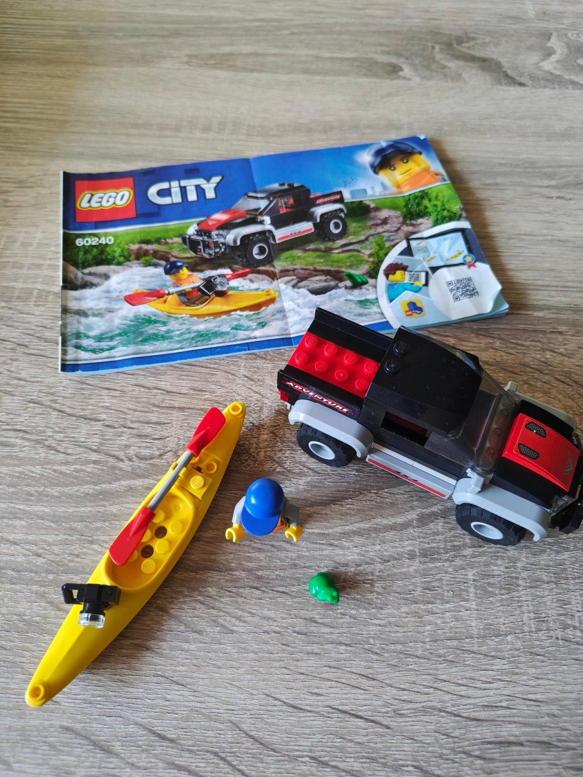 Lego City 60240 Kajak Avontuur, Complete set met instructies, Compleet, Lego, Ophalen of Verzenden, Complete set