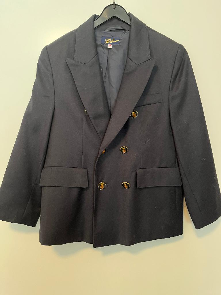 Wedstrijdjasje dressuur jongen maat 128, Dieren en Toebehoren, Paardrijkleding, Kinderen, Dressuur, Ophalen of Verzenden, Zo goed als nieuw