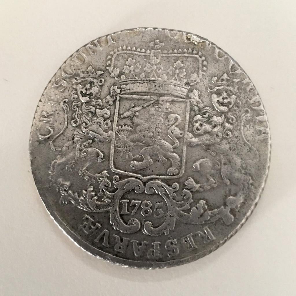 Dukaton of zilveren rijder 1785 West Friesland, Vóór koninkrijk, Zilver, Losse munt, Overige waardes