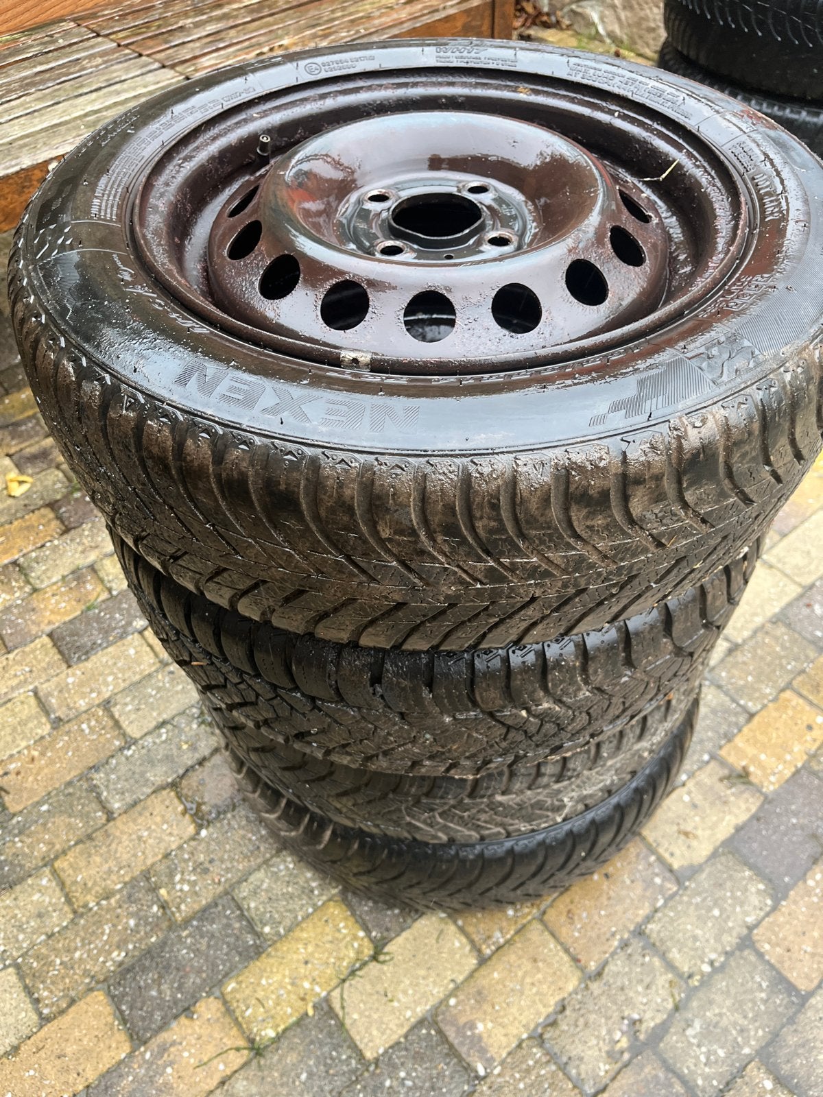 All-season banden en velg 14" + winterbanden en velg 14", Auto-onderdelen, Ophalen, 14 inch, Gebruikt, Overige