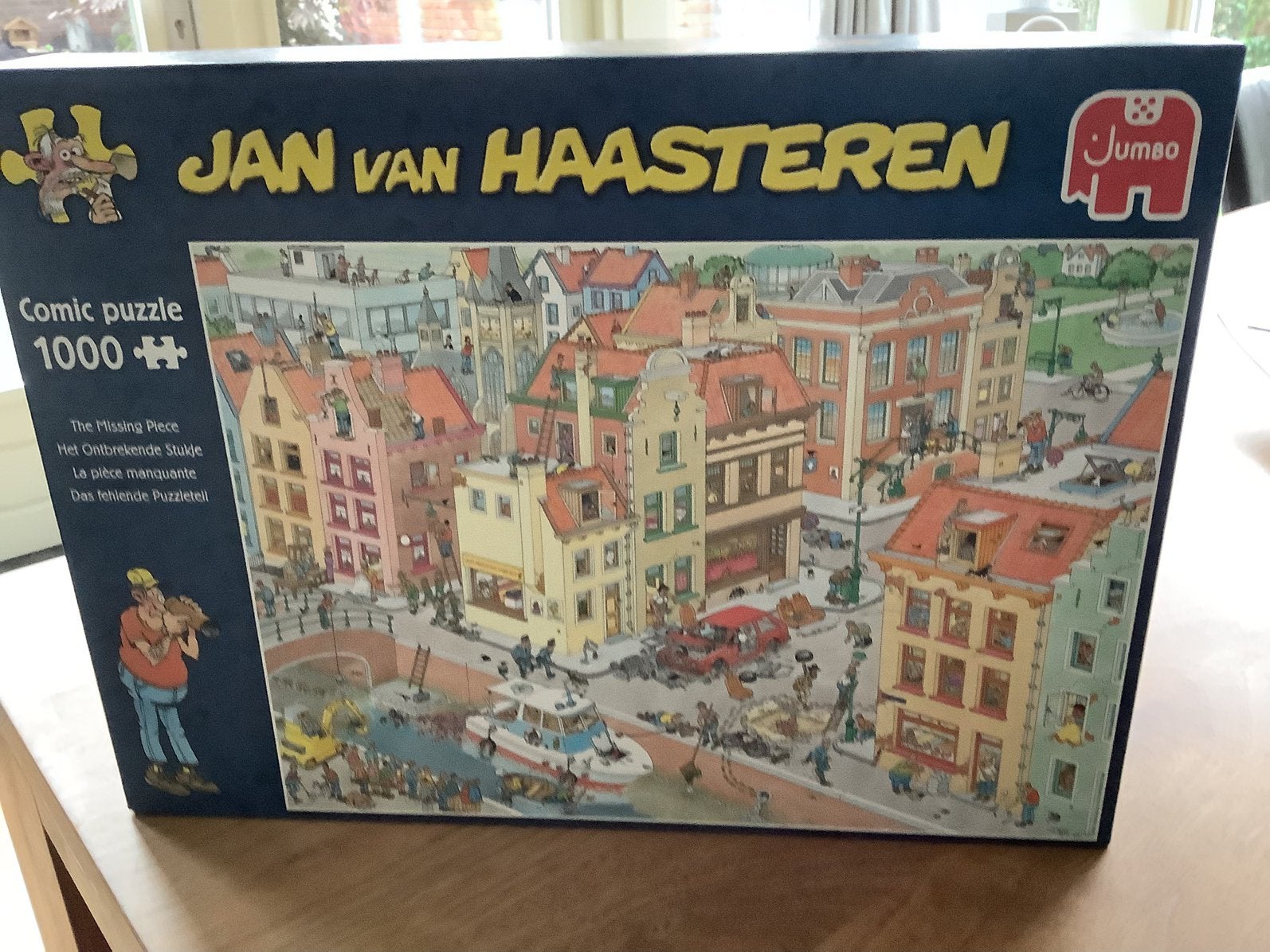 Jan van Haasteren   Het ontbrekende stukje, Hobby en Vrije tijd, Ophalen, 500 t/m 1500 stukjes, Zo goed als nieuw