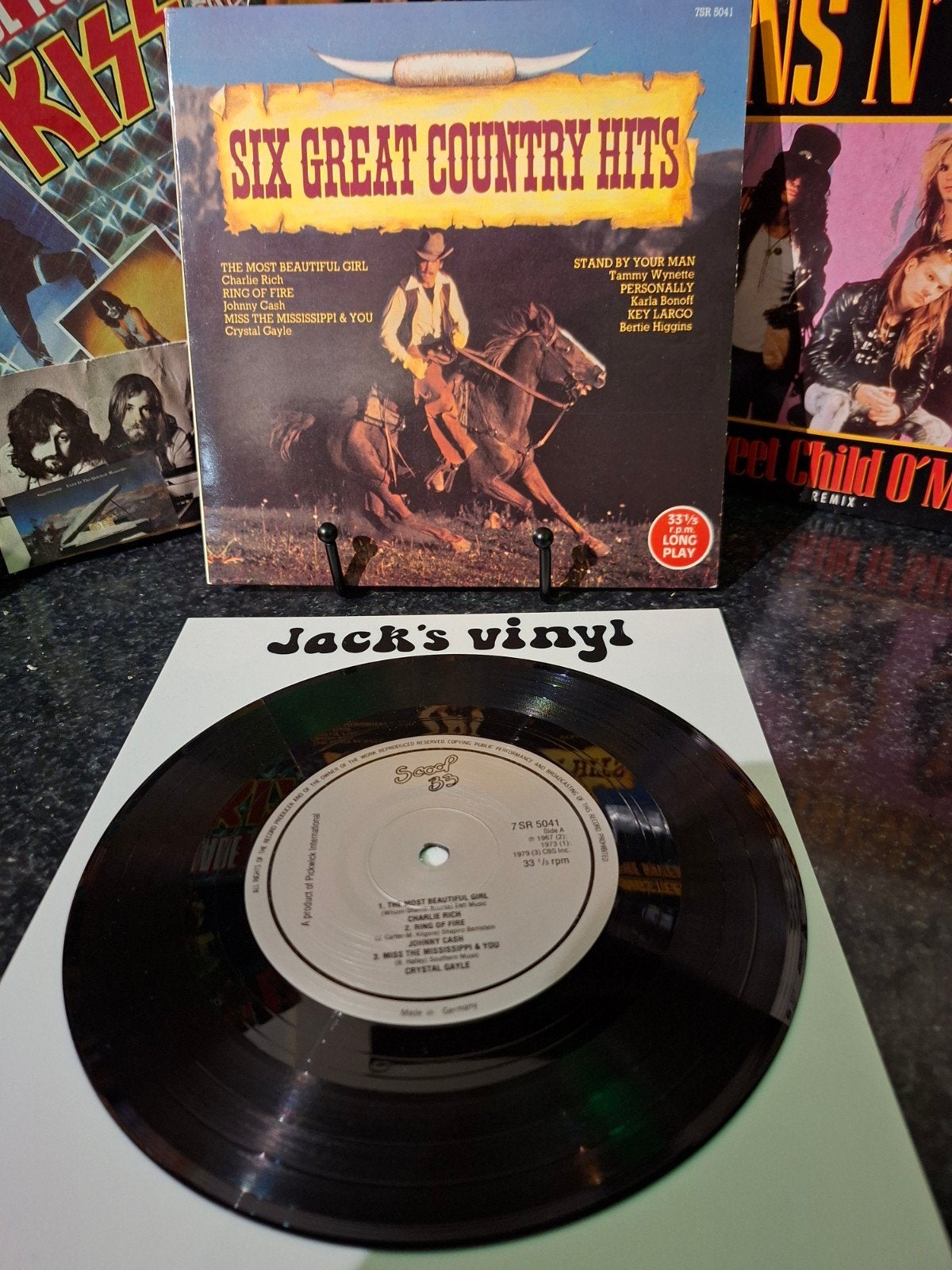Six Great Country Hits - Diverse Artiesten e.p. 1984, Fotohoes, Overige formaten, Ophalen of Verzenden, Zo goed als nieuw